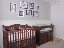 Mahogany Nursery Table 2 small