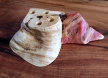 Burl Wood Pencil Holders 1 small