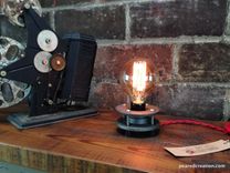Minimalist Table Lamp - Bare Edison Bulb 2 small