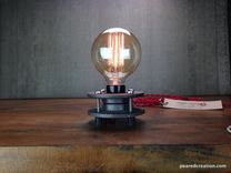 Minimalist Table Lamp - Bare Edison Bulb 1 small