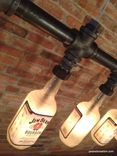 Industrial Style Chandelier -  Bottle Light 2 small