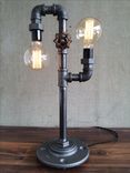 Industrial Edison Bulb Light - Iron Pipe Table Lamp 2 small