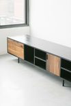 Credenza Two - Walnut/Black Ash 5 small
