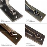 3" X 3" Metal Forged Mini Bracket. Iron Handcrafted Small Shelf Bracket 4 small