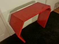 Red Modern Table 4 small