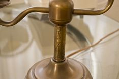 Two-Light Candlestick Table Lamp With Loop 3 small