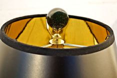 Pair Of Brass Candlestick Lamps 3 small