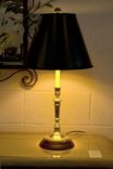 Pair Of Brass Candlestick Lamps 5 small
