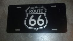 Personalized License Plate. Laser Engraved. 2 small