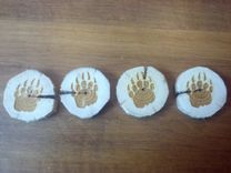 Log Coasters With Laser Engraved Image 5 small