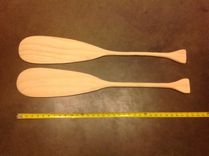 Hand Carved Decorative Canoe Paddles 3 small