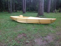 Skin On Frame Wood Kayak With Polyester Skin. 1 small