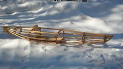 Skin On Frame Wood Kayak With Polyester Skin. 3 small