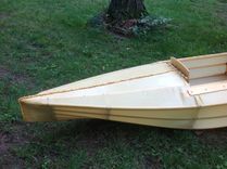 Skin On Frame Wood Kayak With Polyester Skin. 6 small
