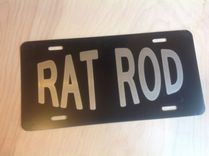 Personalized License Plate. Laser Engraved. 4 small