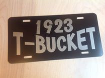 Personalized License Plate. Laser Engraved. 6 small