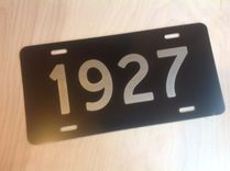 Personalized License Plate. Laser Engraved. 10 small