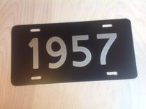 Personalized License Plate. Laser Engraved. 11 small