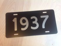 Personalized License Plate. Laser Engraved. 12 small