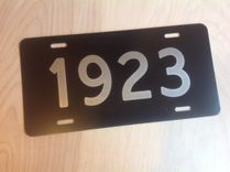 Personalized License Plate. Laser Engraved. 13 small