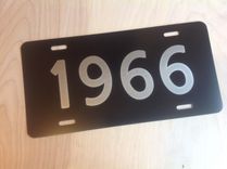 Personalized License Plate. Laser Engraved. 14 small