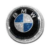 Bmw Crystallized Roundel Car Emblem Bling Genuine European Crystals Bedazzled 1 small