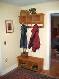 Entry Bench & Cubbies -- Shaker/Craftsman Style 3 small