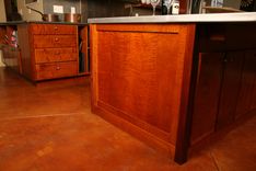Contemporary Kitchen In Tiger Maple 5 small