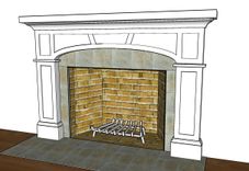 Craftsman Fireplace Surround 2 small
