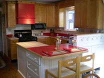 Craftsman Kitchen-- In Maple And Painted Finish 1 small