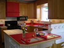 Craftsman Kitchen-- In Maple And Painted Finish 5 small