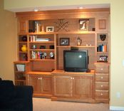 Bookcases & Entertainment Center 1 small
