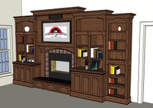 Craftsman Entertainment Center 2 small