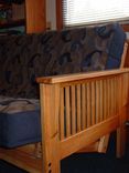 Mission (Craftsman) Style Futon Sofa/Bed 2 small