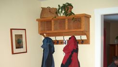 Entry Bench & Cubbies -- Shaker/Craftsman Style 1 small