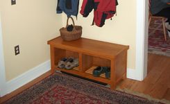Entry Bench & Cubbies -- Shaker/Craftsman Style 2 small