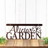Hanging Personalized Garden Metal Name Sign With Dragonfly 2 small