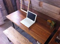 Industrial Salvaged Wood Desk 2 small