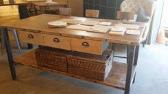 Reclaimed Oak Kitchen Island 1 small