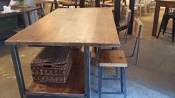Reclaimed Oak Kitchen Island 2 small