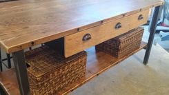 Reclaimed Oak Kitchen Island 4 small