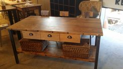 Reclaimed Oak Kitchen Island 5 small