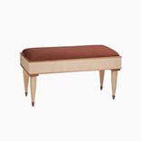 Upholstered Cherry Maple English Sycamore Bench With Storage 1 small