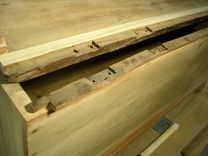 Antique Blanket Chest Restoration 6 small