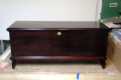 Antique Blanket Chest Restoration 9 small