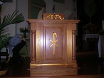 Church Podium Carvings & Scroll Relief Moldings 1 small