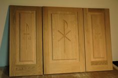 Church Podium Carvings & Scroll Relief Moldings 3 small