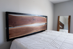 Bedroom Mirror, Large Stand Up Mirror, Live Edge Wood Frame Mirror, Floor Mirror, Rustic Mirror 6 small