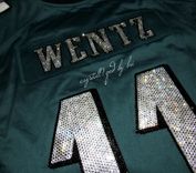 Crystallized Jersey Any Team Player Nfl Football Sports Bling European Crystals Bedazzled 3 small