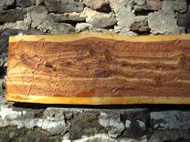 Carved Cedar Mantle Piece 3 small